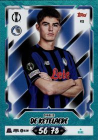 Charles De Ketelaere - Topps Match Attax UEFA Club Competitions Base Set 2026-27, Nr. 413 – Rare