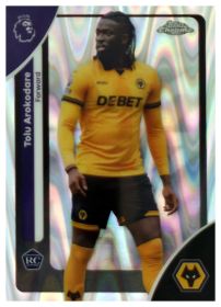 Tolu Arokodare - Topps Chrome Premier League Base Set 2025-26, Nr. 191 – Rookie Card, RayWave Refractor