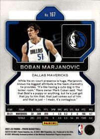 Boban Marjanovic - Panini Prizm Base Set 2021-22, Nr. 167