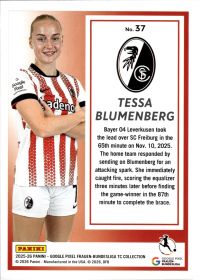 Tessa Blumenberg - Panini Frauen-Bundesliga TC Collection Base Set 2025-26, Nr. 37