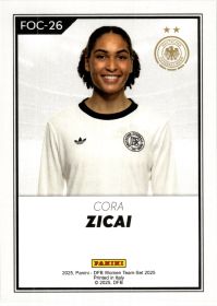 Cora Zicai - Panini DFB-Frauen Team-Set FOC 2025, Nr. FOC-26 – Insert