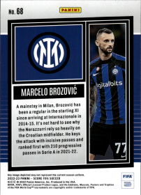 Marcelo Brozović - Panini Score FIFA Base Set 2022-23, Nr. 68