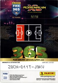 Chancel Mbemba - Panini Adrenalyn XL FIFA 365 Base Set 2025, Nr. 84