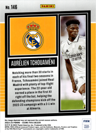 Aurélien Tchouaméni - Panini Score FIFA Base Set 2022-23, Nr. 146