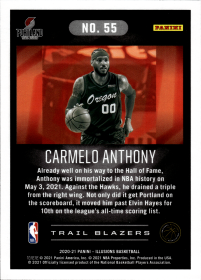 Carmelo Anthony - Panini Illusions Base Set 2020-21, Nr. 55