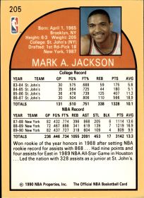 Mark Jackson - NBA Hoops Base Set 1990-91, Nr. 205