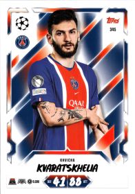 Khvicha Kvaratskhelia - Topps Match Attax UEFA Club Competitions Base Set 2026-27, Nr. 345