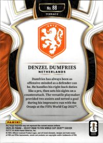 Denzel Dumfries - Panini Select FIFA Road to World Cup Terrace 2025-26, Nr. 88