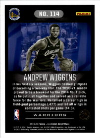 Andrew Wiggins - Panini Illusions Base Set 2020-21, Nr. 114