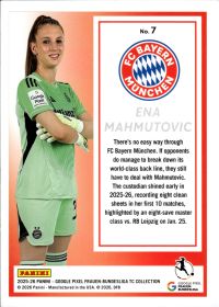 Ena Mahmutovic - Panini Frauen-Bundesliga TC Collection Base Set 2025-26, Nr. 7