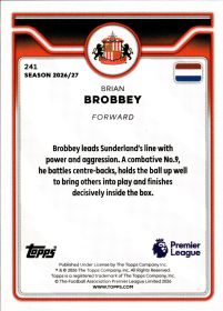 Brian Brobbey - Topps Flagship Premier League Base Set 2026-27, Nr. 241