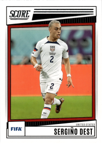 Sergiño Dest - Panini Score FIFA Base Set 2022-23, Nr. 197