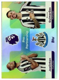 Joelinton & Bruno Guimarães - Topps Match Attax Premier League Pro Partnership 2025-26, Nr. 374
