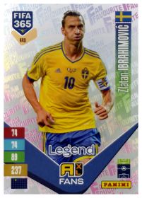 Zlatan Ibrahimović - Panini Adrenalyn XL FIFA 365 Fan Favourites 2026-27, Nr. 449 – Insert