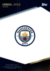 Gabriel Jesus - Topps Manchester City Team Set Flags 2021-22
