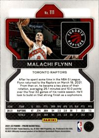 Malachi Flynn - Panini Prizm Base Set 2021-22, Nr. 111
