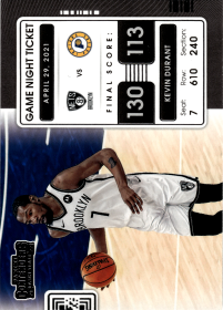 Kevin Durant - Panini Contenders Game Night Ticket 2021-22, Nr. 13