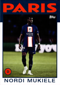 Nordi Mukiele - Topps Paris Saint-Germain Official Team Set 2023-24, Nr. 39