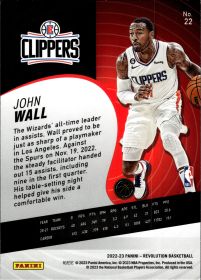 John Wall - Panini Revolution Base Set 2022-23, Nr. 22