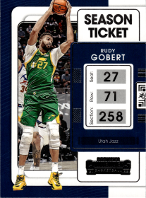 Rudy Gobert - Panini Contenders Season Ticket 2021-22, Nr. 61