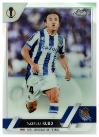 Takefusa Kubo - Topps Chrome UEFA Club Competitions Base Set 2022-23, Nr. 112