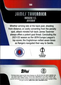 James Tavernier - Topps UEFA Club Competitions Base Set 2025-26, Nr. 188 – Diamante