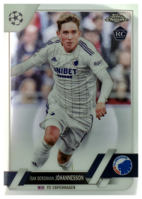 Ísak Bergmann Jóhannesson - Topps Chrome UEFA Club Competitions Base Set 2022-23, Nr. 189 – Rookie Card