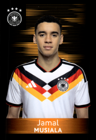 Jamal Musiala - Panini FIFA World Cup DFB-Sammelkarten 2026, Nr. 25