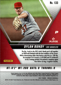 Dylan Bundy - Panini Mosaic Base Set 2021, Nr. 133
