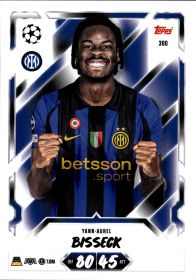 Yann-Aurel Bisseck - Topps Match Attax UEFA Club Competitions Base Set 2026-27, Nr. 390