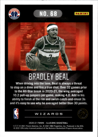 Bradley Beal - Panini Illusions Base Set 2020-21, Nr. 68