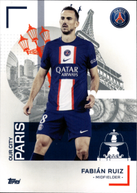 Fabián Ruiz - Topps Paris Saint-Germain Official Team Set 2023-24, Nr. 26