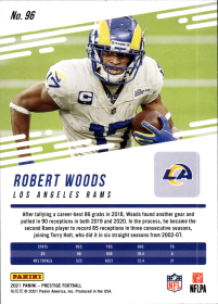 Robert Woods - Panini Prestige Base Set 2021, Nr. 96