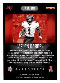Jaelon Darden - Panini Illusions Base Set 2021, Nr. 92 – Rookie Card