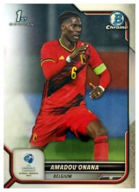 Amadou Onana - Topps Bowman Chrome UEFA U21 EURO Base Set 2023, Nr. 104