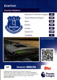 Everton - Topps Match Attax Premier League Club Badge 2025-26, Nr. 127
