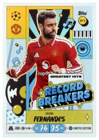 Bruno Fernandes - Topps Match Attax UEFA Club Competitions Record Breakers 2026-27, Nr. GH 9