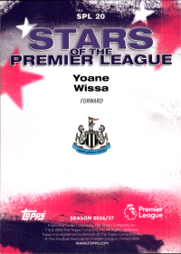Yoane Wissa - Topps Flagship Premier League Stars of the Premier League 2026-27, Nr. SPL 20 – Insert