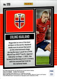 Erling Haaland - Panini Score FIFA Base Set 2022-23, Nr. 120