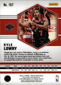 Kyle Lowry - Panini Mosaic Base Set 2020-21, Nr. 157