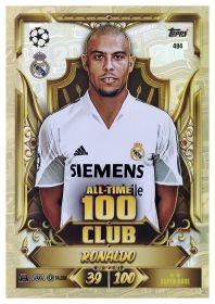 Ronaldo - Topps Match Attax UEFA Club Competitions All-Time 100 Club 2026-27, Nr. 484