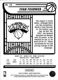Evan Fournier - Panini Hoops Base Set 2022-23, Nr. 19