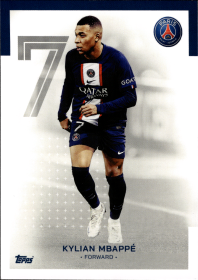 Kylian Mbappé - Topps Paris Saint-Germain Official Team Set 2023-24, Nr. 17