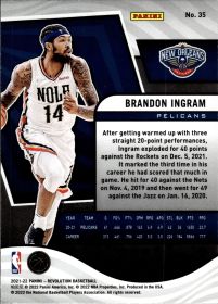 Brandon Ingram - Panini Revolution Base Set 2021-22, Nr. 35