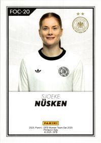 Sjoeke Nüsken - Panini DFB-Frauen Team-Set FOC 2025, Nr. FOC-20 – Insert