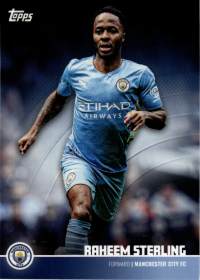 Raheem Sterling - Topps Manchester City Team Set Base Set 2021-22