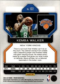Kemba Walker - Panini Prizm Base Set 2021-22, Nr. 122