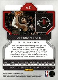 Jae'Sean Tate - Panini Prizm Base Set 2021-22, Nr. 93