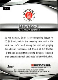 Eric Smith - Topps Chrome Bundesliga Base Set 2024-25, Nr. 85