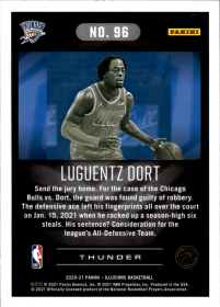 Luguentz Dort - Panini Illusions Base Set 2020-21, Nr. 96